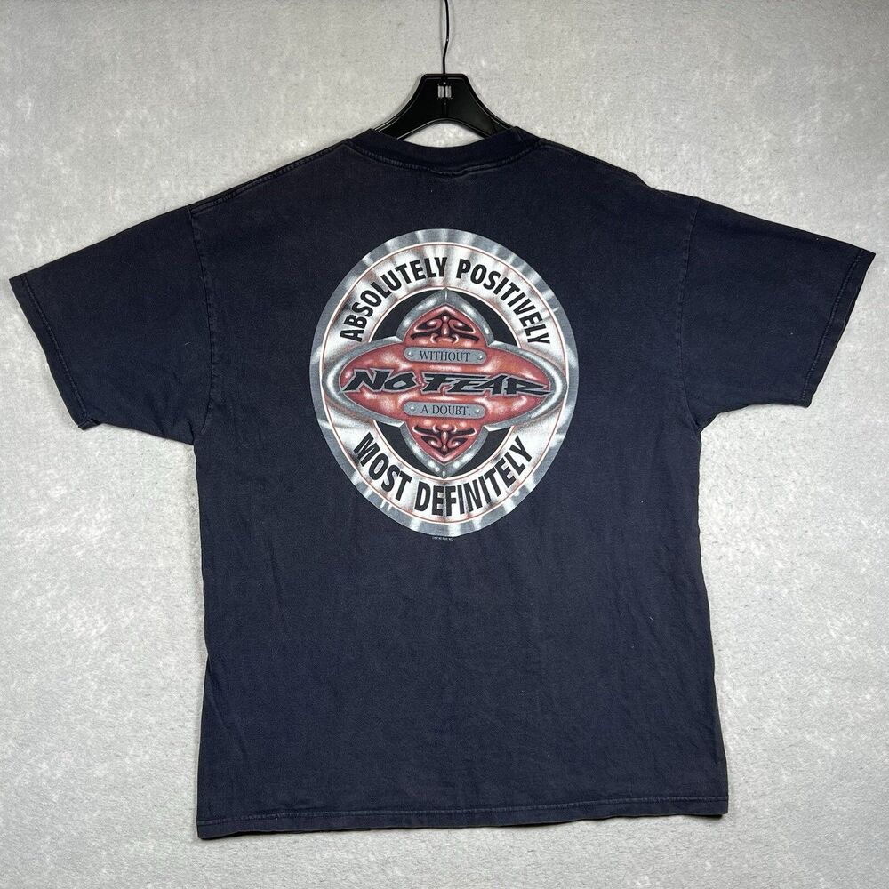 Vtg 1997 No Fear T-Shirt Absolutely Positively Most Definitely Without A Doubt